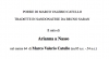 Poesie di Marco Valerio Catullo,tradotte in Sandonatese da Bruno Saran