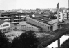 La zona Pio X vista dall'alto con al centro la nuova chiesa.