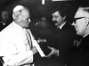 Illustrazione della presentazione nel 1979, al Papa ed al Capo dello Stato, del libro del cinquecentenario della fondazione di San Donà